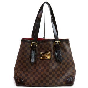 AUTH Louis Vuitton Tote Bag Damier Hampstead MM